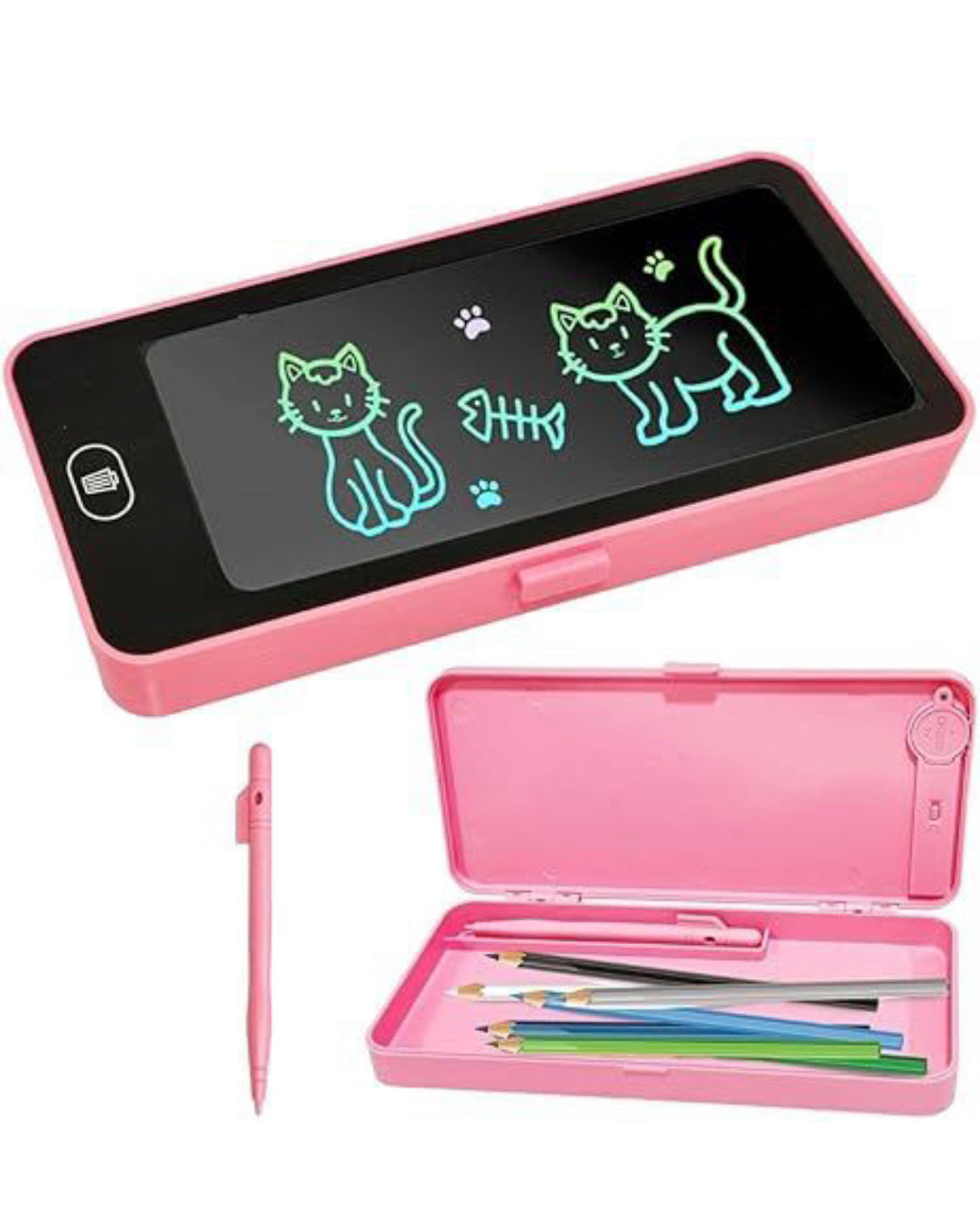 Kids Digital Writing Tablet Pencil Case, E-Note Pad, LCD Writing Board Pencil Box For Kids, Educational Toys For Kids Kids Digital Writing Tablet Pencil Case, E-Note Pad, LCD Writing Board Pencil Box For Kids, Educational Toys For Kids